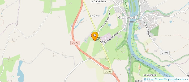 localisation de l'entreprise MONSIEUR FABIEN INIZAN  GREZ-NEUVILLE