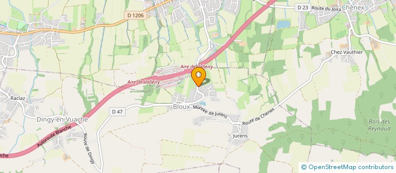 localisation de l'entreprise MONSIEUR FABIEN JACOB  DINGY-EN-VUACHE