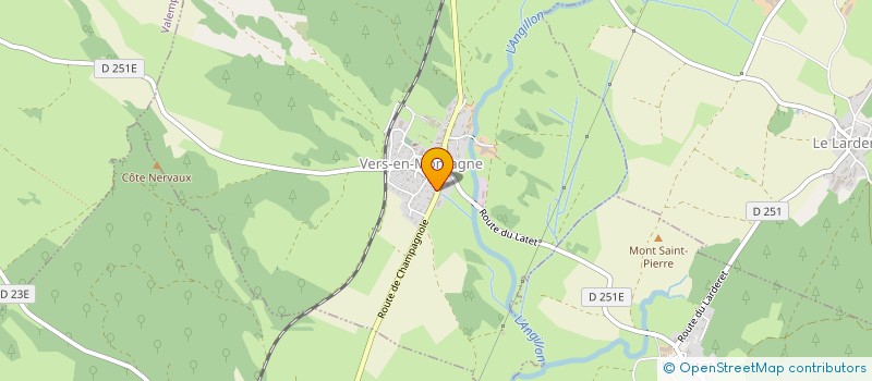 localisation de l'entreprise MONSIEUR FABIEN JACQUES  VERS-EN-MONTAGNE