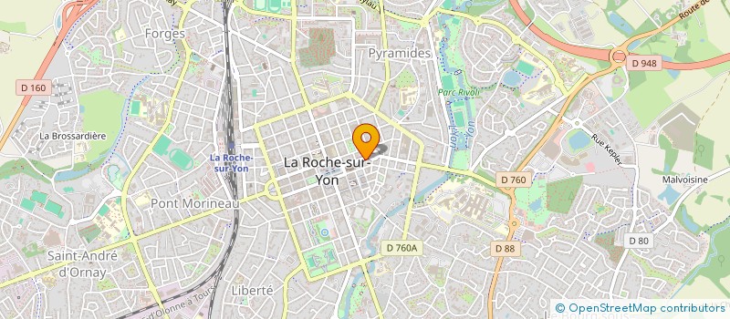 localisation de l'entreprise MONSIEUR FABIEN JALLIER à LA ROCHE-SUR-YON