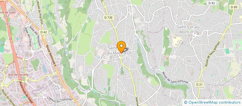 localisation de l'entreprise MONSIEUR FABIEN JANSON  CALUIRE-ET-CUIRE