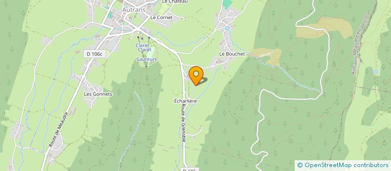 localisation de l'entreprise MONSIEUR FABIEN JANTET  AUTRANS-MEAUDRE EN VERCORS