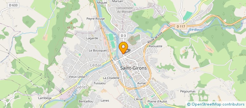 localisation de l'entreprise MONSIEUR FABIEN JANVIER à SAINT-GIRONS