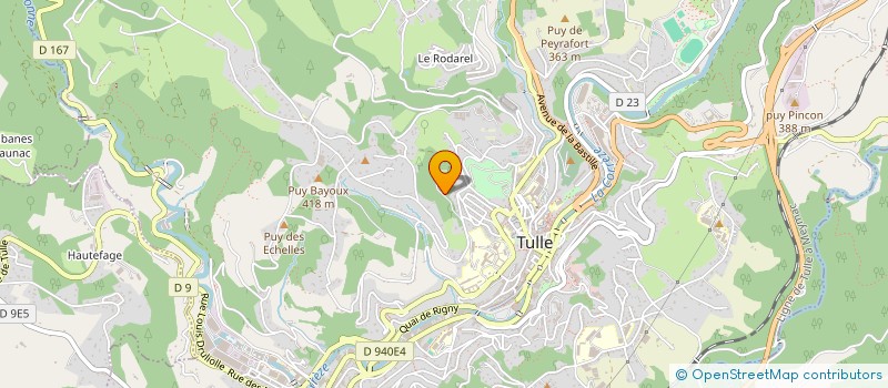 localisation de l'entreprise MONSIEUR FABIEN JAUBERT  TULLE