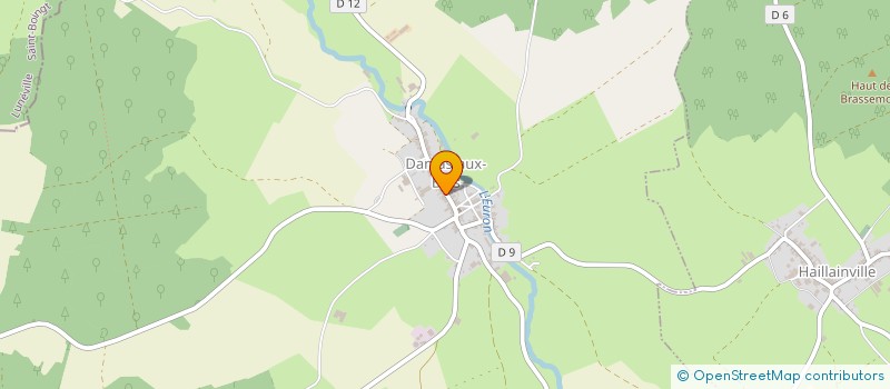 localisation de l'entreprise MONSIEUR FABIEN JEANDON  DAMAS-AUX-BOIS