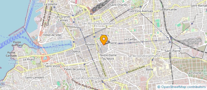 localisation de l'entreprise MONSIEUR FABIEN JEANTET à MARSEILLE