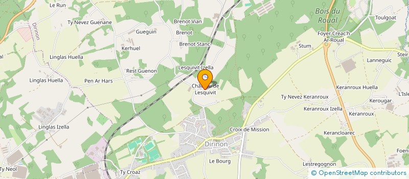 localisation de l'entreprise MONSIEUR FABIEN JESTIN à DIRINON
