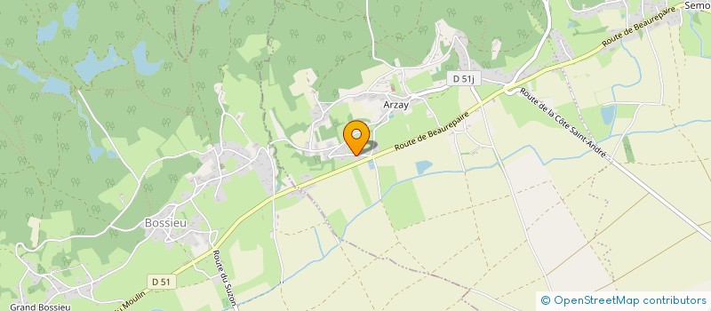 localisation de l'entreprise MONSIEUR FABIEN JOANNIN  PORTE-DES-BONNEVAUX