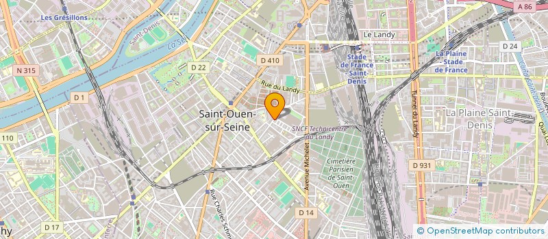 localisation de l'entreprise MONSIEUR FABIEN JOBARD à SAINT-OUEN-SUR-SEINE