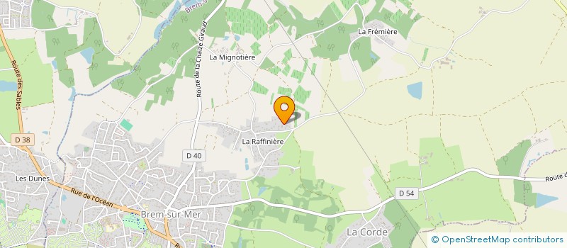 localisation de l'entreprise MONSIEUR FABIEN JOLLY à BREM-SUR-MER