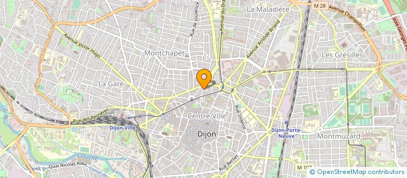 localisation de l'entreprise MONSIEUR FABIEN JOLY à DIJON