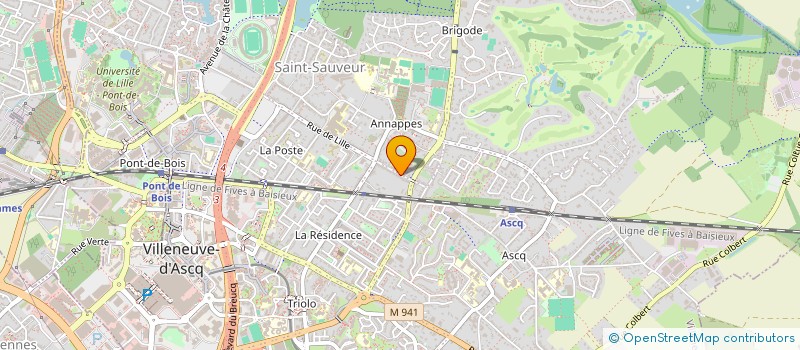 localisation de l'entreprise MONSIEUR FABIEN JONCKHEERE  VILLENEUVE-D'ASCQ