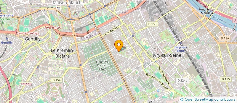 localisation de l'entreprise MONSIEUR FABIEN JOULIN  IVRY-SUR-SEINE