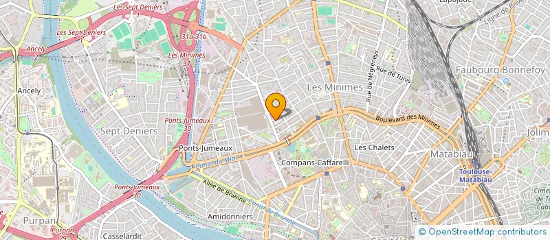 localisation de l'entreprise MONSIEUR FABIEN JOURDAN  TOULOUSE