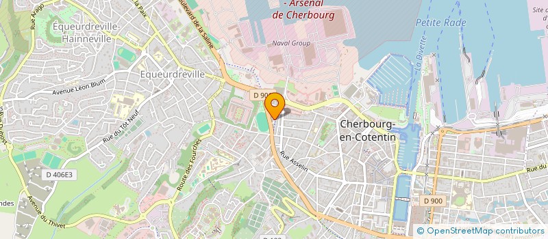 localisation de l'entreprise MONSIEUR FABIEN JUAN  CHERBOURG-EN-COTENTIN