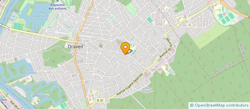 localisation de l'entreprise MONSIEUR FABIEN JUDENNE à DRAVEIL