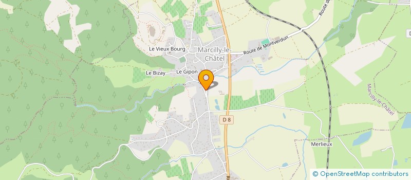 localisation de l'entreprise MONSIEUR FABIEN JULLIARD  MARCILLY-LE-CHATEL