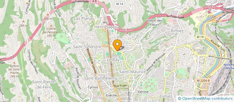localisation de l'entreprise MONSIEUR FABIEN JULLIEN à NICE