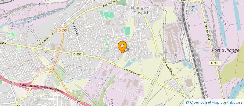 localisation de l'entreprise MONSIEUR FABIEN JUNGELS  FLORANGE