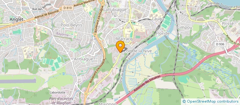 localisation de l'entreprise MONSIEUR FABIEN JUNGO à BAYONNE
