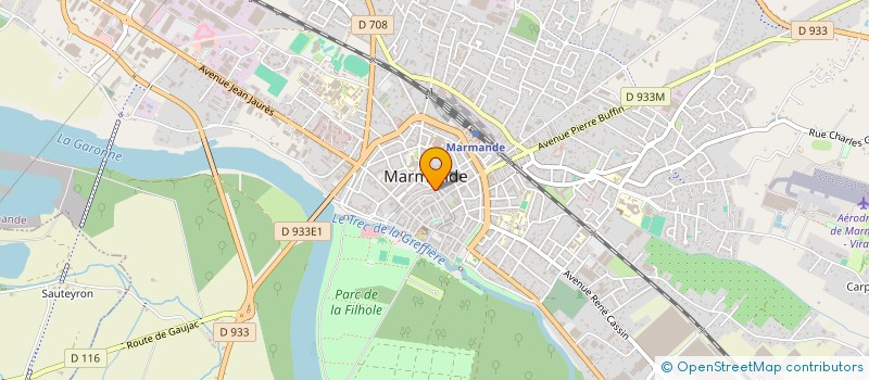 localisation de l'entreprise MONSIEUR FABIEN KAMBU BAYA  MARMANDE