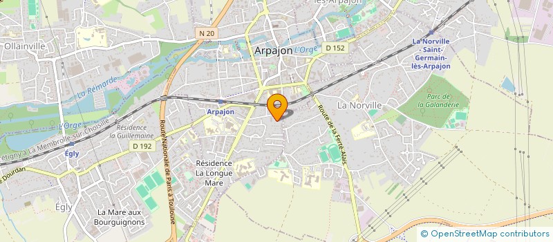 localisation de l'entreprise MONSIEUR FABIEN KAMOISE  ARPAJON