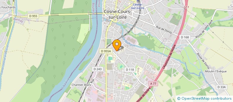 localisation de l'entreprise MONSIEUR FABIEN KELLER à COSNE-COURS-SUR-LOIRE