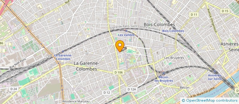 localisation de l'entreprise MONSIEUR FABIEN KERHEL à LA GARENNE-COLOMBES