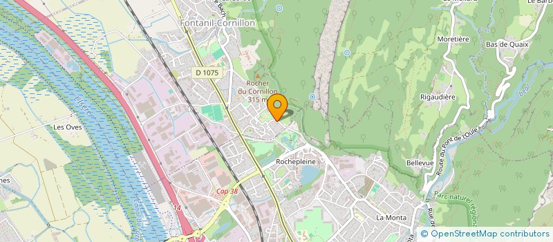 localisation de l'entreprise MONSIEUR FABIEN KOZACK  FONTANIL-CORNILLON