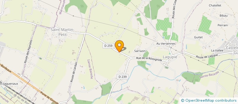 localisation de l'entreprise MONSIEUR FABIEN LABARCHEDE  LAGUPIE