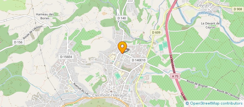 localisation de l'entreprise MONSIEUR FABIEN LABAT à CLERMONT-L'HERAULT