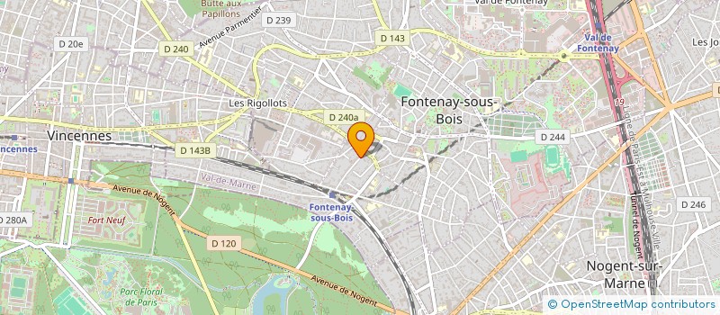 localisation de l'entreprise MONSIEUR FABIEN LACAILLE à FONTENAY-SOUS-BOIS