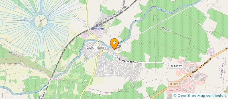localisation de l'entreprise MONSIEUR FABIEN LACOMBE à COLOMBIERS