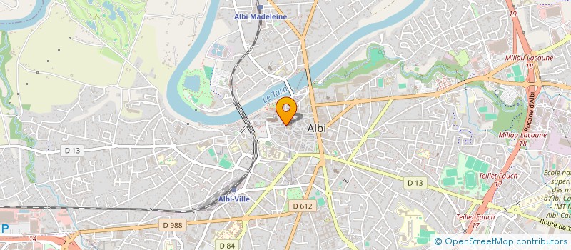 localisation de l'entreprise MONSIEUR FABIEN LACOSTE à ALBI