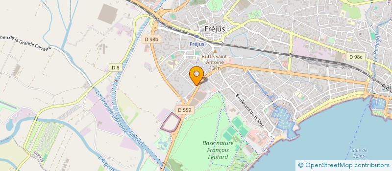 localisation de l'entreprise MONSIEUR FABIEN LACOTE à FREJUS