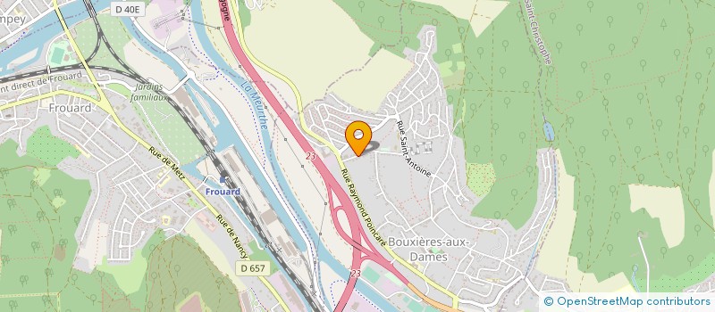 localisation de l'entreprise MONSIEUR FABIEN LACROIX  BOUXIERES-AUX-DAMES