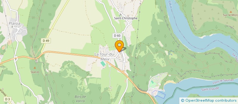localisation de l'entreprise MONSIEUR FABIEN LACROIX  LA TOUR-DU-MEIX