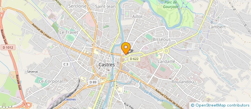 localisation de l'entreprise MONSIEUR FABIEN LACROUX  PONT-DE-LARN