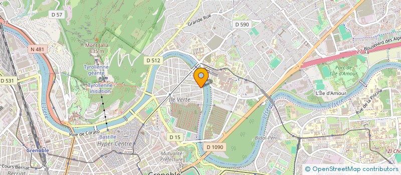 localisation de l'entreprise MONSIEUR FABIEN LAFONT à GRENOBLE