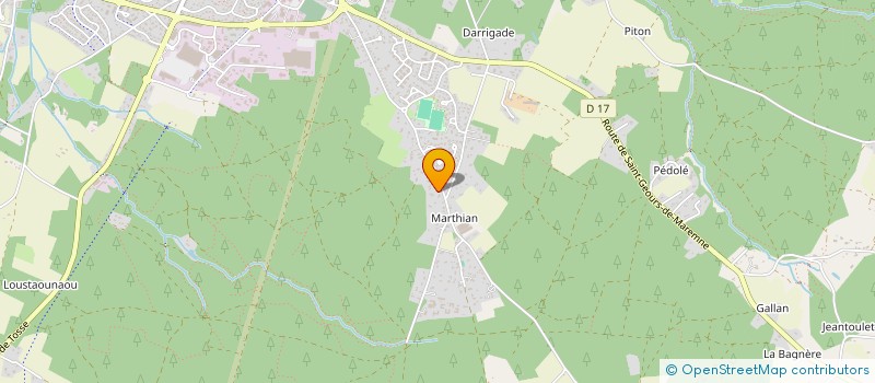 localisation de l'entreprise MONSIEUR FABIEN LAFOURCADE  SOUSTONS