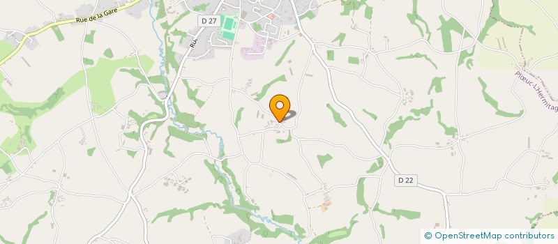 localisation de l'entreprise MONSIEUR FABIEN LAGADEC  PLUC-L'HERMITAGE