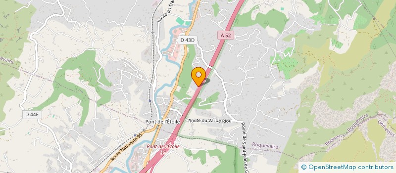 localisation de l'entreprise MONSIEUR FABIEN LAGOFFUN  ROQUEVAIRE