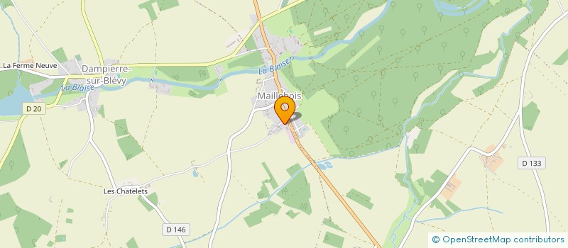 localisation de l'entreprise MONSIEUR FABIEN LAIGO  MAILLEBOIS