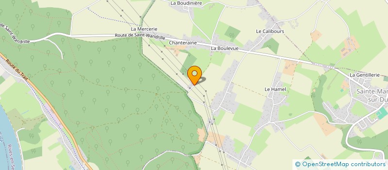 localisation de l'entreprise MONSIEUR FABIEN LALLEMAND à SAINTE-MARGUERITE-SUR-DUCLAIR