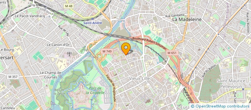 localisation de l'entreprise MONSIEUR FABIEN LAMERANT à LILLE