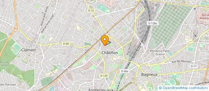 localisation de l'entreprise MONSIEUR FABIEN LAMOTTE à CHATILLON