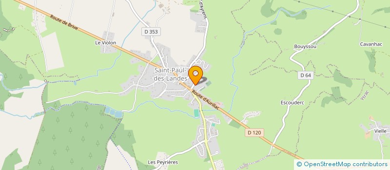 localisation de l'entreprise MONSIEUR FABIEN LAMOTTE à SAINT-PAUL-DES-LANDES