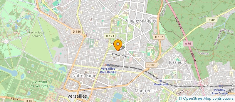 localisation de l'entreprise MONSIEUR FABIEN LANDAIS à VERSAILLES