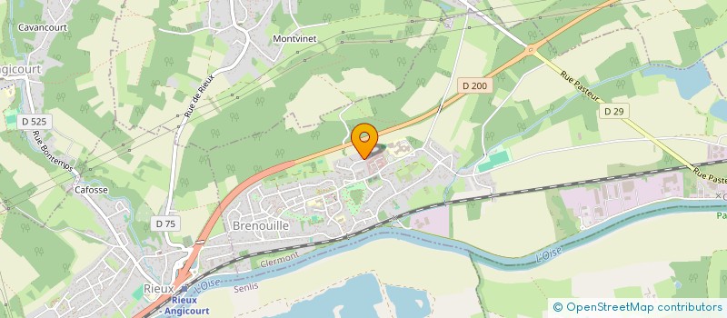 localisation de l'entreprise MONSIEUR FABIEN LANVIN  BRENOUILLE