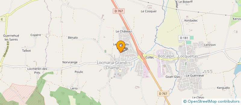 localisation de l'entreprise MONSIEUR FABIEN LARDANT à LOCMARIA-GRAND-CHAMP